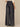 Indigo Denim Skyrise Cinched Drawstring Waist Release Hem Wide Leg Pant