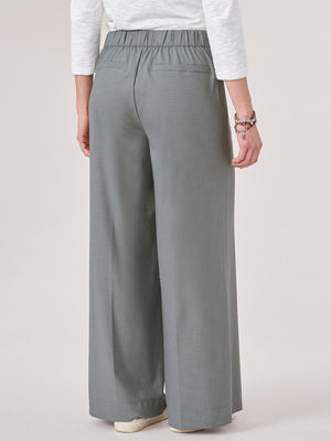 Laurel Wreath High Rise Utility Pocket Pull On Palazzo Pants
