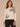 Heather Cream Black Long Dolman Sleeve Boat Neck Scallop Contrast Seam Round Hem Floral Placement Print Stripe Texture Petite Knit Top