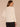 Heather Cream Black Long Dolman Sleeve Boat Neck Scallop Contrast Seam Round Hem Floral Placement Print Stripe Texture Petite Knit Top