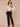 Heather Cream Black Long Dolman Sleeve Boat Neck Scallop Contrast Seam Round Hem Floral Placement Print Stripe Texture Petite Knit Top