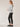 Heather Grey Long Blouson Sleeve V-Neck Mixed Media Knit Petite Top