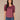 Fig Jam Dark Raisin Dotted Ruched Elbow Puff Sleeve Scoop Neck Keyhole Back Surplus Hem Abstract Print Plus Size Knit Top