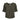 Dark Forest Black Dotted Ruched Elbow Puff Sleeve Scoop Neck Keyhole Back Surplus Hem Abstract Print Plus Size Knit Top
