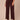 Oxblood Absolution Skyrise V-Yoke Seaming Relaxed Straight Leg Petite Pant