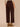 Oxblood Absolution Skyrise V Yoke Four Pocket Side Seam Detail Relaxed Corduroy Straight Leg Pant