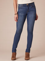 Absolution Petite Booty Lift Blue Stretch Denim Skinny Jegging Jeans