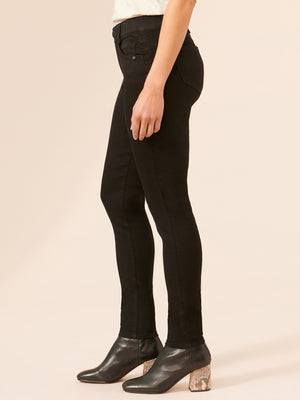 Stretch Black Denim "Ab"solution® Booty Lift Jegging - Democracy Clothing