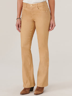 
            
                Load image into Gallery viewer, Caramel &amp;quot;Ab&amp;quot;solution High Rise Itty Bitty Boot Cascading D Petite Pant
            
        