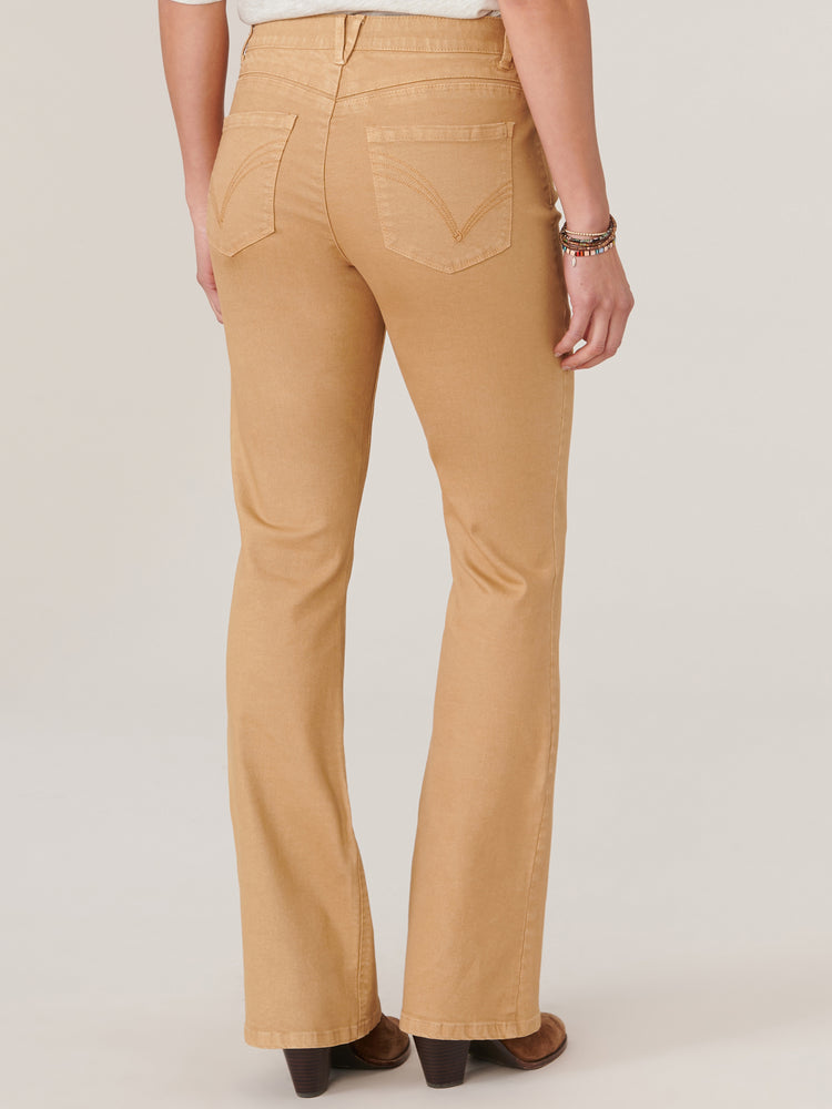 Caramel "Ab"solution High Rise Itty Bitty Boot Cascading D Pant