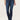 Indigo Denim Absolution High Rise Embroidered Cascading D Back Pocket Itty Bitty Bootcut Petite Jean