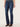 Indigo Denim Absolution High Rise Embroidered Cascading D Back Pocket Itty Bitty Bootcut Petite Jean