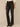 Washed Black Denim Absolution High Rise Embroidered Cascading D Back Pockets Petite Itty Bitty Boot Jean