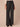 Washed Black Ableisure High Rise Drawstring Waist Micro Step Side Slit Hem Wide Leg Jean