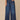 Indigo Denim Absolution High Rise Utility Pocket V-Yoke Dart Seam Contrast Petite Wide Leg Jean