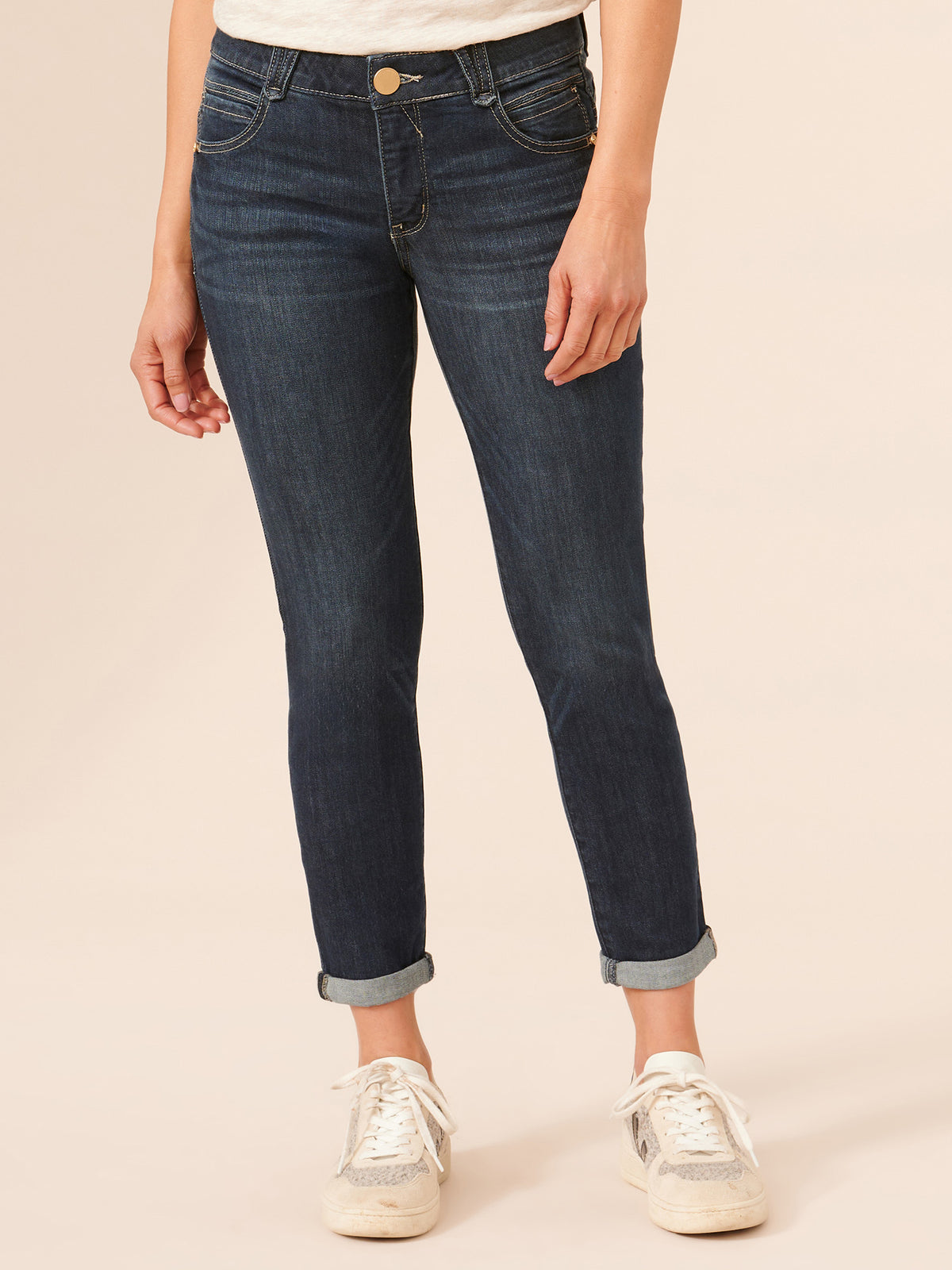 "Ab"solution® Ankle Skimmer Denim Skinny Jeans