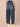 Mid Blue Artisanal Absolution Skyrise Uneven Yoke Seaming Detail Relaxed Barrel Leg Jean