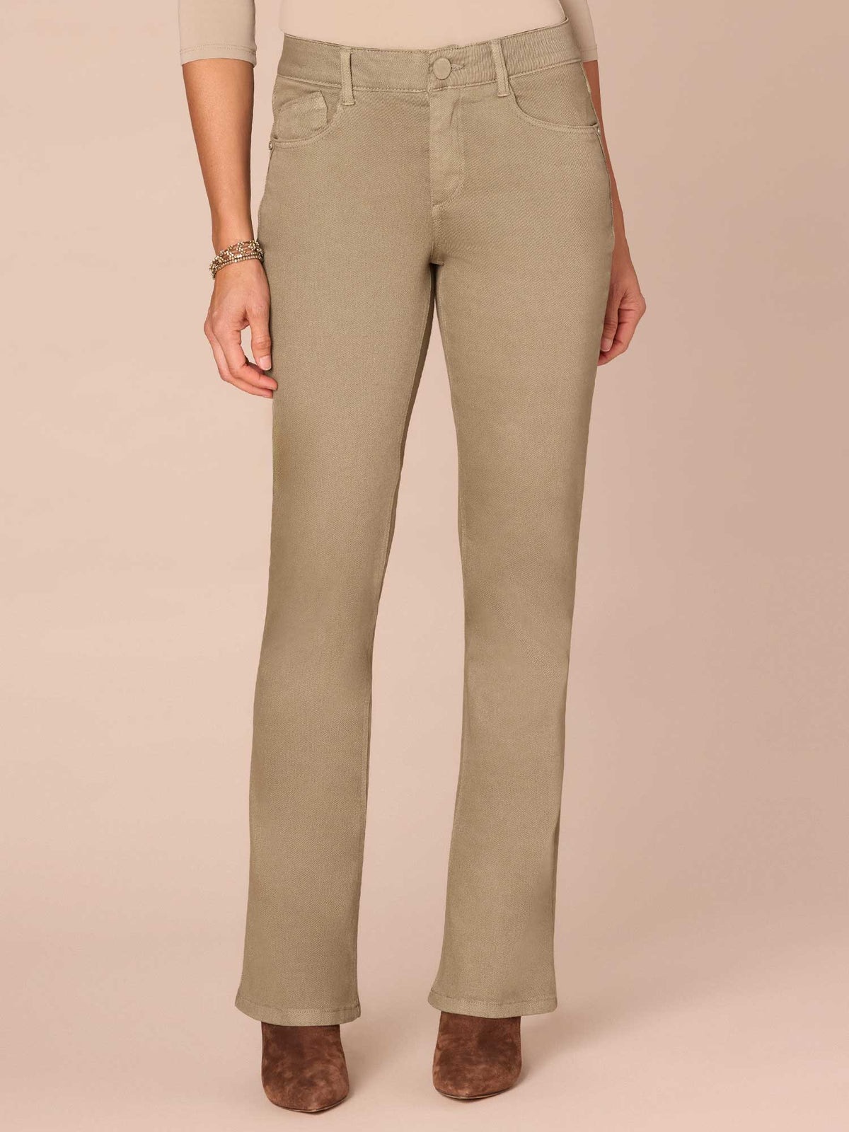 "Ab"solution® Mid Rise Itty Bitty Bootcut Pants