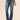 stretch Blue wash absolution itty bitty boot leg stretch denim bootcut jeans