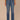 Blue Artisanal Denim Absolution High Rise Slightly Arched Back Yoke Whiskering Fading Itty Bitty Boot Petite Jean