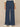 Dark Ocean Teal Ableisure High Rise Round Up Yoke Banded Pull-On Waist Contrast Side Panel Center Seam Wide Leg Knit Pant

