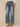 Mid Blue Artisanal Absolution Skyrise Uneven Release Step Hem Broken Back Yoke Wide Leg Tall Jean