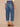 Mid Blue Artisanal Denim Absolution Skyrise Knee Darts Roll Cuff Hem Petite Barrel Leg Jean