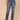 Blue Denim Absolution High Rise Sweetheart Shaped Back Yoke Double Side Seams Spliced Cropped Hem Petite Ankle Straight Jean