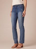 Absolution Blue Denim Straight Leg 33" Inseam Tall Jeans