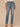 Mid Blue Artisanal Denim Absolution Sweetheart Shaped Back Yoke Angled Dart Seams Whiskering Fading Booty Lift Straight Leg Petite Jean