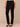 Black Absolution Mid-Rise Booty Lift Sweetheart Yoke Angled Dart Seam Corduroy Straight Leg Tall Pant