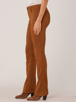 
            
                Load image into Gallery viewer, Roasted Pecan &amp;quot;Ab&amp;quot;solution Colored High Rise Itty Bitty Boot Jeans
            
        