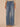 Indigo Denim Absolution Mid-Rise Sweetheart Yoke Four Pocket Destruction Detail Wide Leg Jean