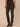 Washed Black Artisanal Denim Absolution High Rise Slightly Arched Yoke Five Pocket Seamless Design Frayed Hem Petite Cigarette Jean