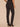 Washed Black Artisanal Denim Absolution High Rise Slightly Arched Yoke Five Pocket Seamless Design Frayed Hem Cigarette Jean