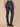 Indigo Denim Absolution High Rise Slightly Arched Yoke Five Pocket Seamless Design Frayed Hem Cigarette Jean