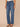 Mid Blue Denim Absolution High Rise Slightly Arched Yoke Four Pocket Stovepipe Jean