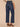 Blue Denim Absolution High Rise Sweetheart Yoke Five Pocket Double Side Seam Rhinestone Detail Cropped Hem Ankle Straight Leg Jean