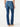 "Ab"solution Blue Denim Embroidered Back Pocket Itty Bitty Boot Jeans