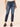 "Ab"solution High Rise Distressed Vintage Blue Stretch Denim Skinny Jeans