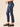 "Ab"solution High Rise Distressed Vintage Blue Stretch Denim Skinny Jeans