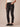 "Ab"solution High Rise Petite Black Denim Three D Whiskering Skinny Jeans