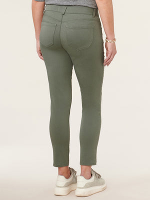 Absolution Ankle Length thyme green Petite colored Jegging skinny jeans jeggings