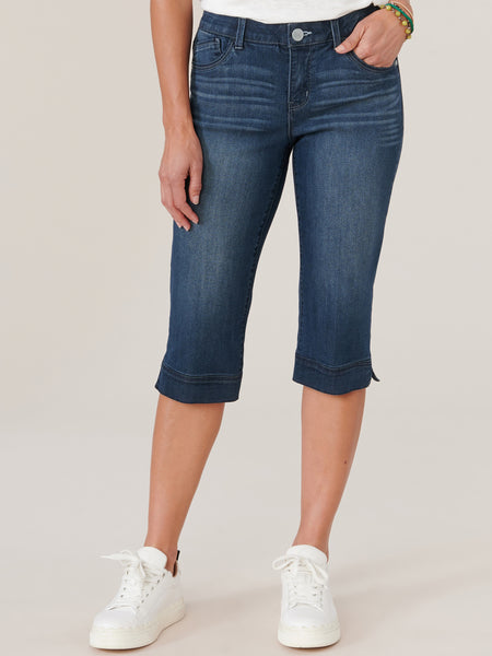 Ab solution Indigo Denim Skimmer Capri