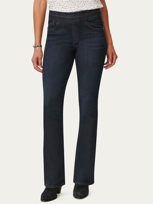 
            
                Load image into Gallery viewer, 34&amp;quot; Inseam long Indigo Denim Absolution High Rise Itty Bitty Boot Glider Jeans
            
        