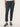 Indigo High Rise Patch Pocket Utility Roll Cuff Self Tie Pant