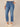 Mid Blue Artisanal Denim Absolution Mid-Rise Side Entry Busted Seam Back Pocket Girlfriend Jean