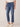 Blue Artisanal Absolution Mid Rise Roll Cuff V-Yoke Side Entry Pocket Girlfriend Jeans