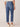 Blue Artisanal Absolution Mid Rise Roll Cuff V-Yoke Side Entry Pocket Girlfriend Jeans