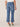 Mid Blue Denim Absolution Mid Rise Repreve Split Double Layer Fray Kick Flare Hem Petite Jeans